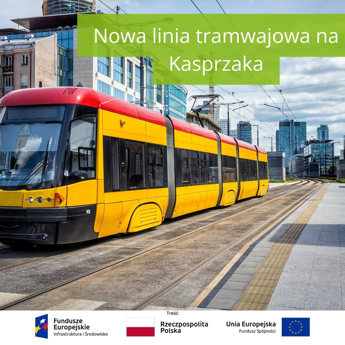 Tramwaj na Woli w Warszawie