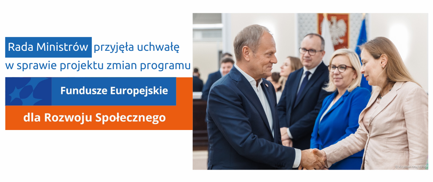 Premier Donald Tusk wita się z minister Katarzyną Pełczyńską-Nałęcz.