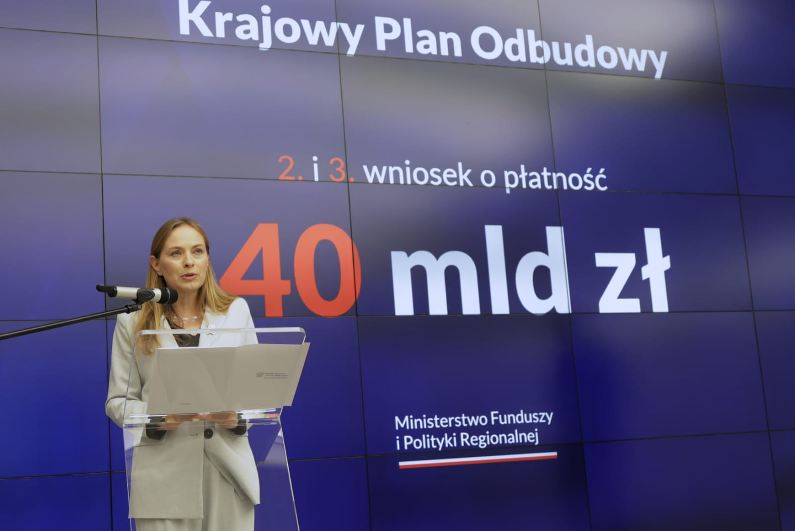 Na zdjęciu minister Katarzyna Pełczyńska-Nałęcz