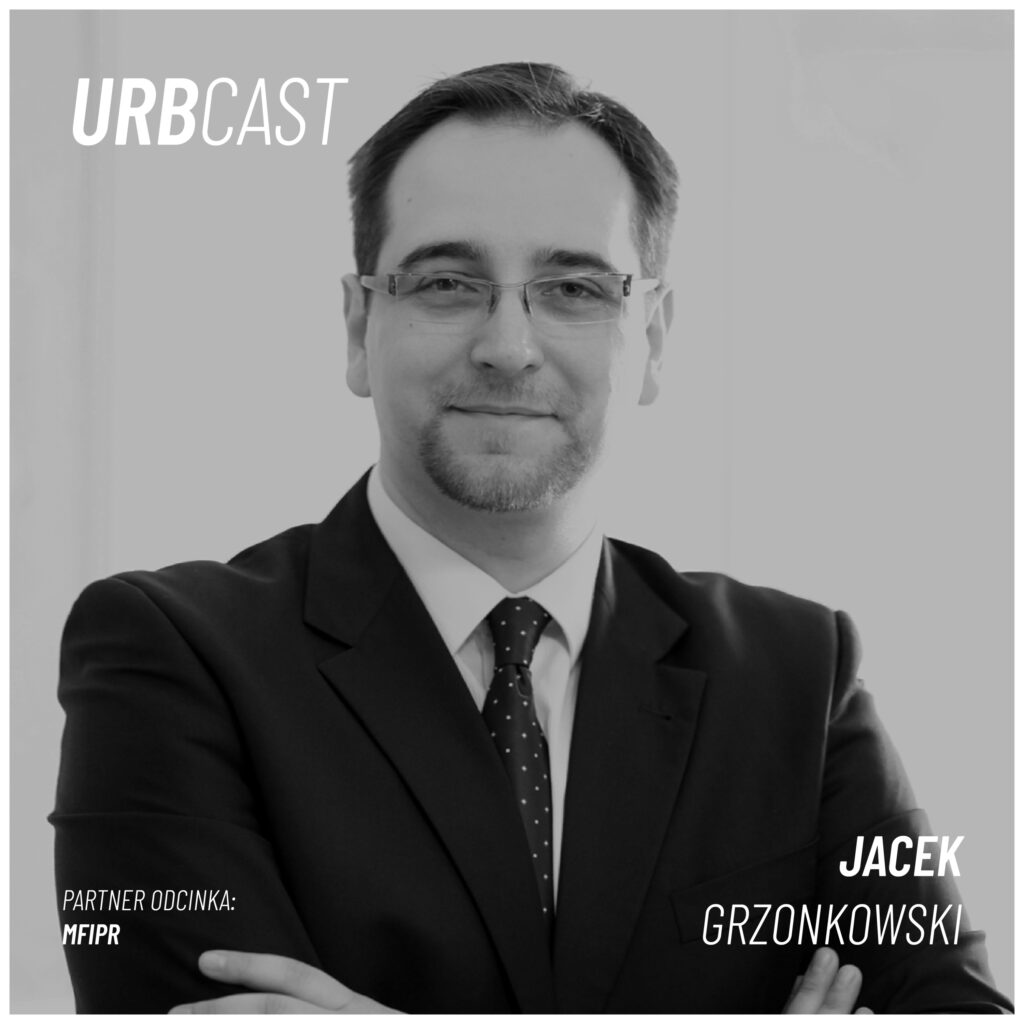 Grafika Odcinka Podcastu Urbcast - 20 lat rewitalizacji Żyrardowa