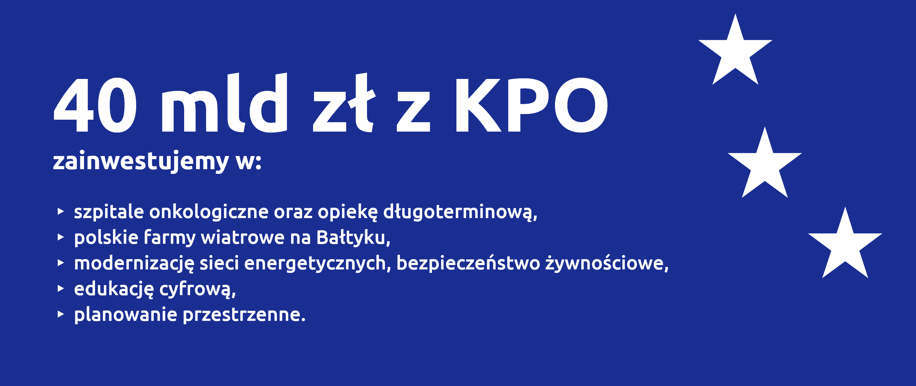 KPO - 40 mld zł właśnie wpłynęło