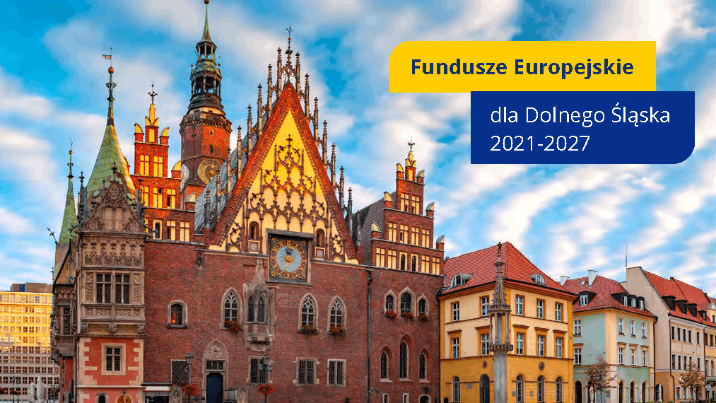 Widok na rynek starego miasta we Wrocławiu