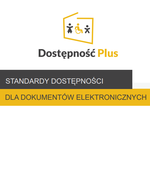 Miniatura ulotki o standardach dostępności dokumentów elektronicznych 