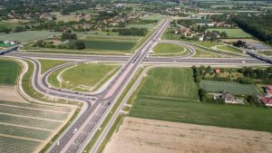 droga wojewódzka Nr 747 na odcinku Radawiec - węzeł Konopnica - rozjazdy i wiadukt