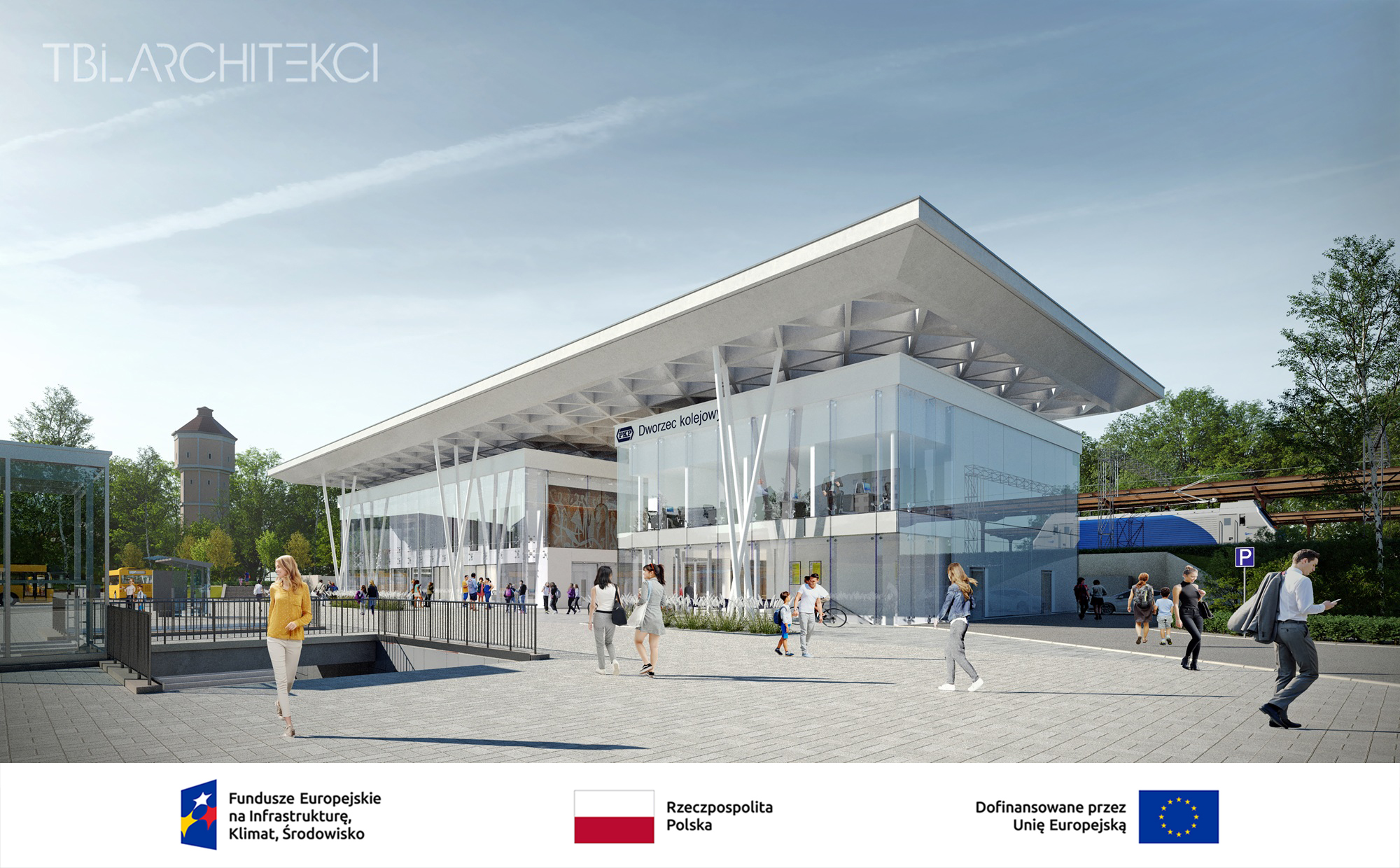 Dworzec w Koszalinie - wizualizacja