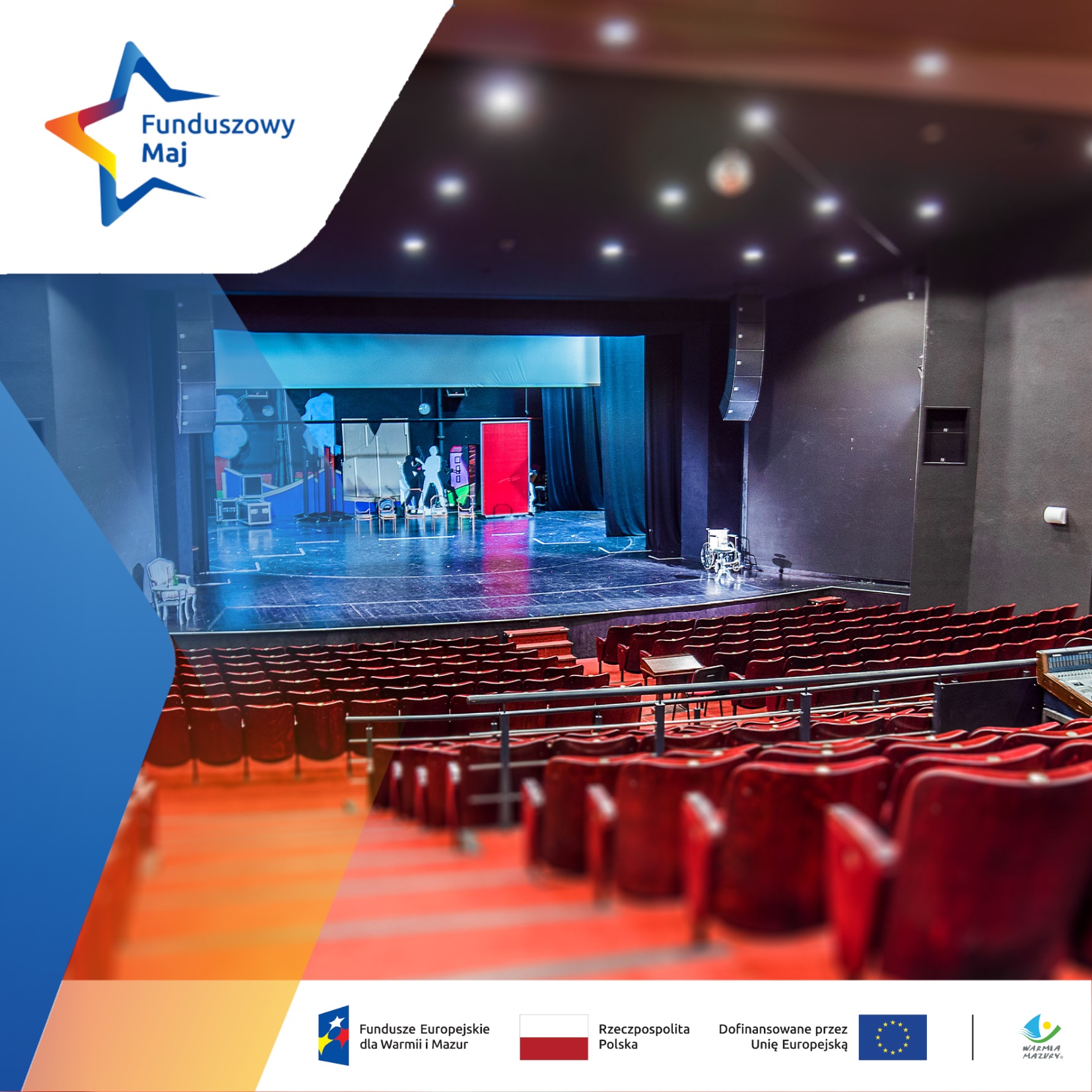 widok na scenę główną teatru