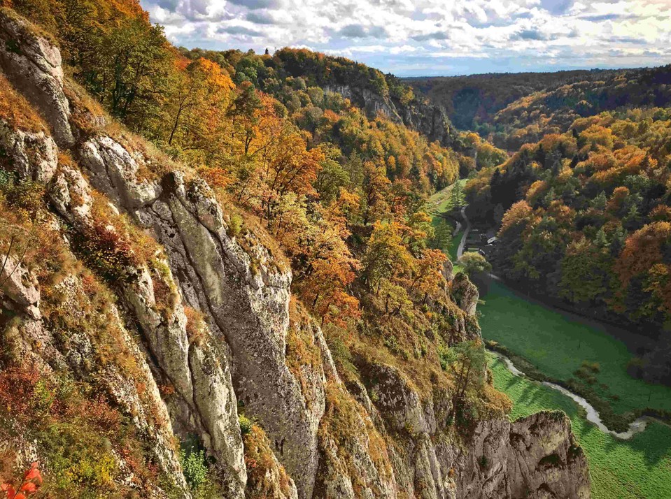 widok z Ojcowskiego Parku Narodowego