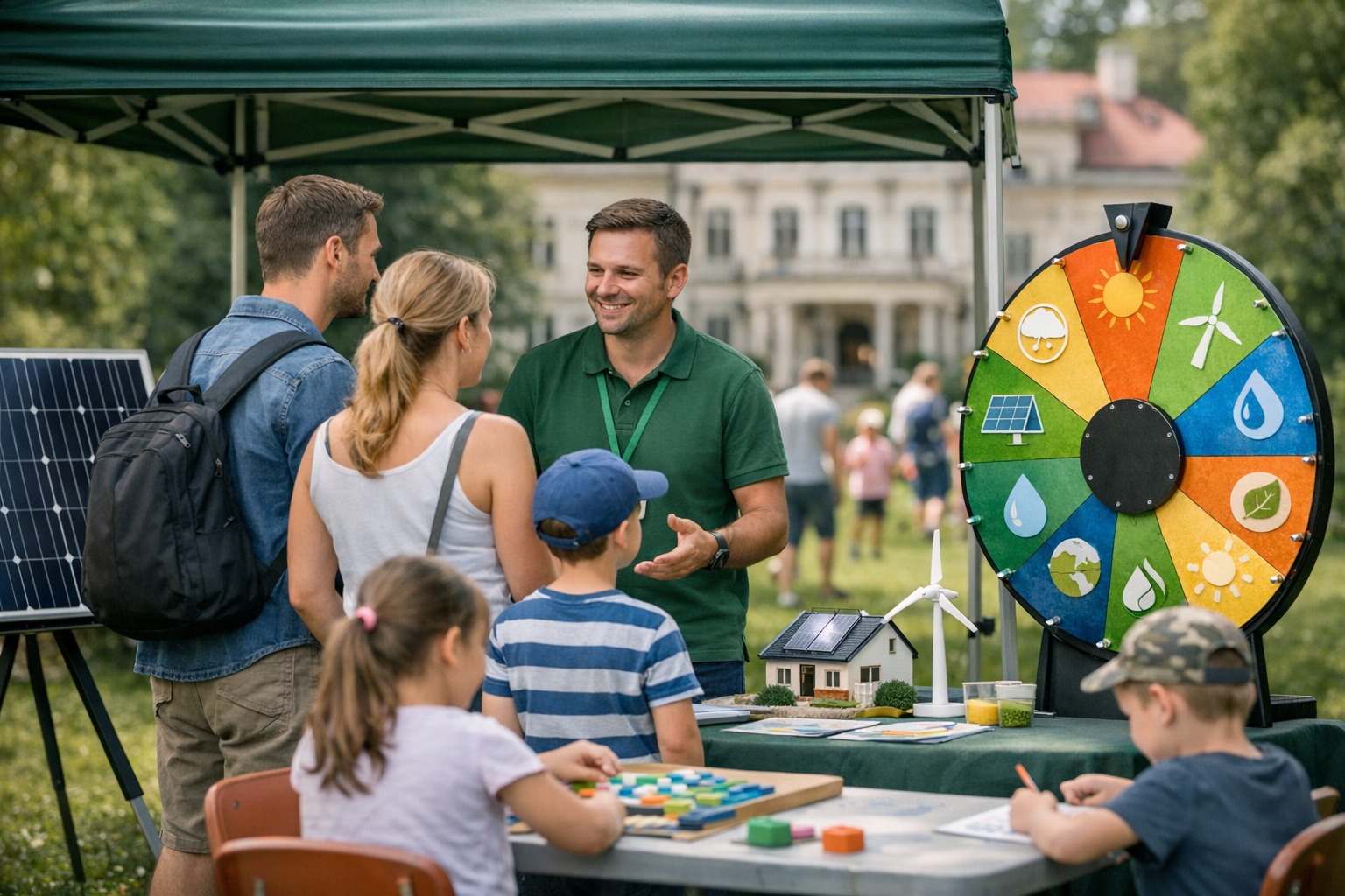 ludzie na pikniku