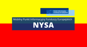 Mobilny punkt informacyjny w Nysie
