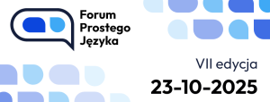 Banner z napisem Forum Prostego Języka