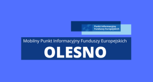 Mobilny punkti nformacyjny funduszy europejskich w Oleśnie