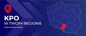 KPO mapa Śląsk - grafika dekoracyjna